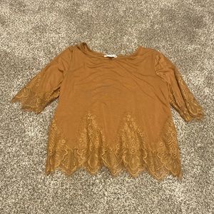 Lace crop top